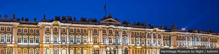Hermitage Museum by Night